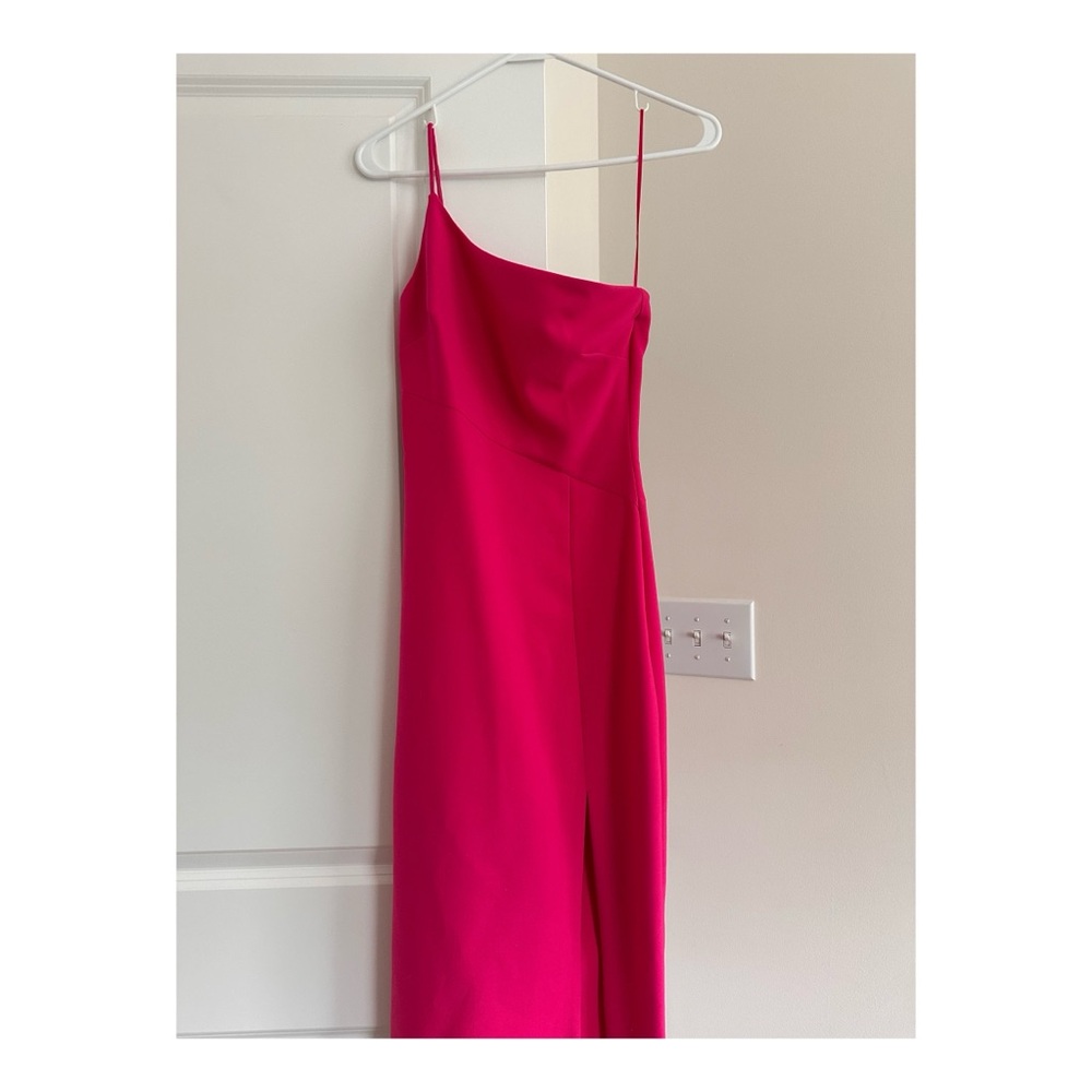 Likely Pink Asymmetrical Sheath Dress for Cocktail